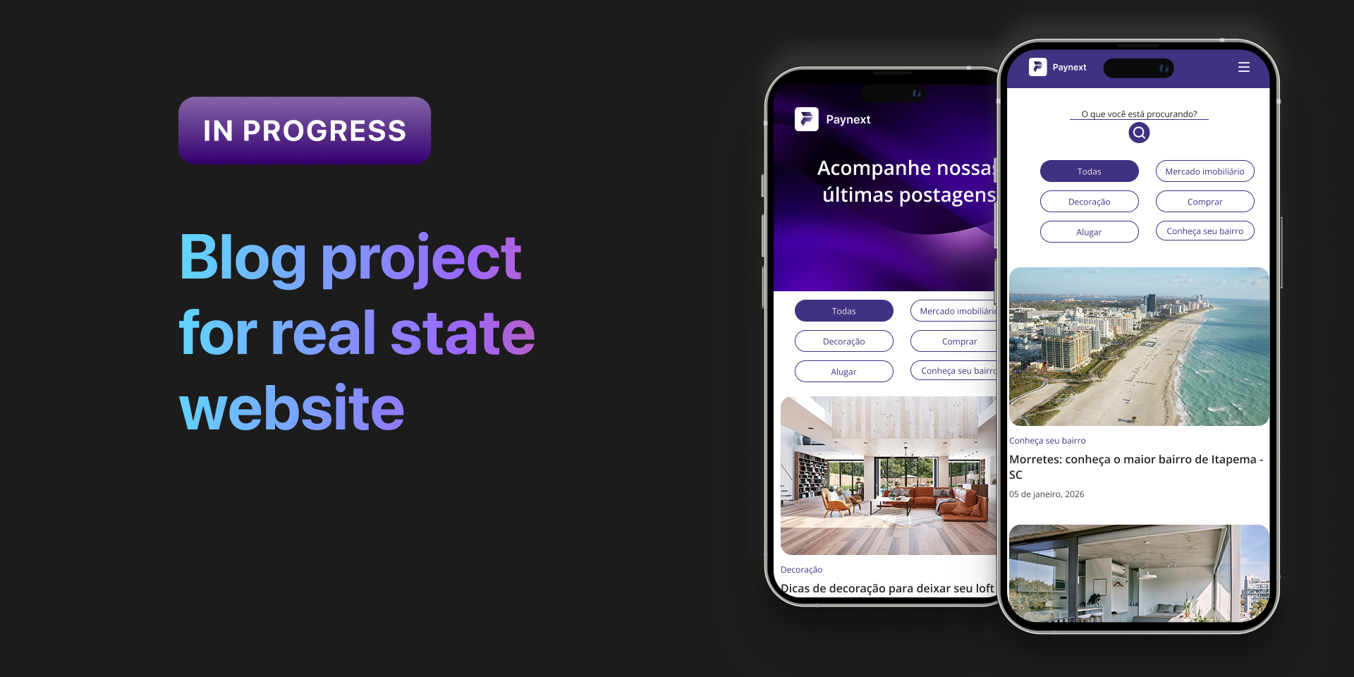 Blog Project — Real Estate Website